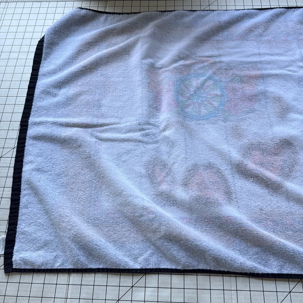 Vintage AJW Inc. Hawaiian Islands Souvenir Towel – Map Print – 100% Cotton